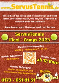 ServusTennis FlexiCamps 2023